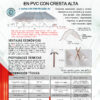 Teja Blanca Cresta Alta Super Termoacústica