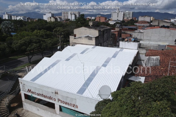 Teja Blanca Cresta Baja Super Termoacústica